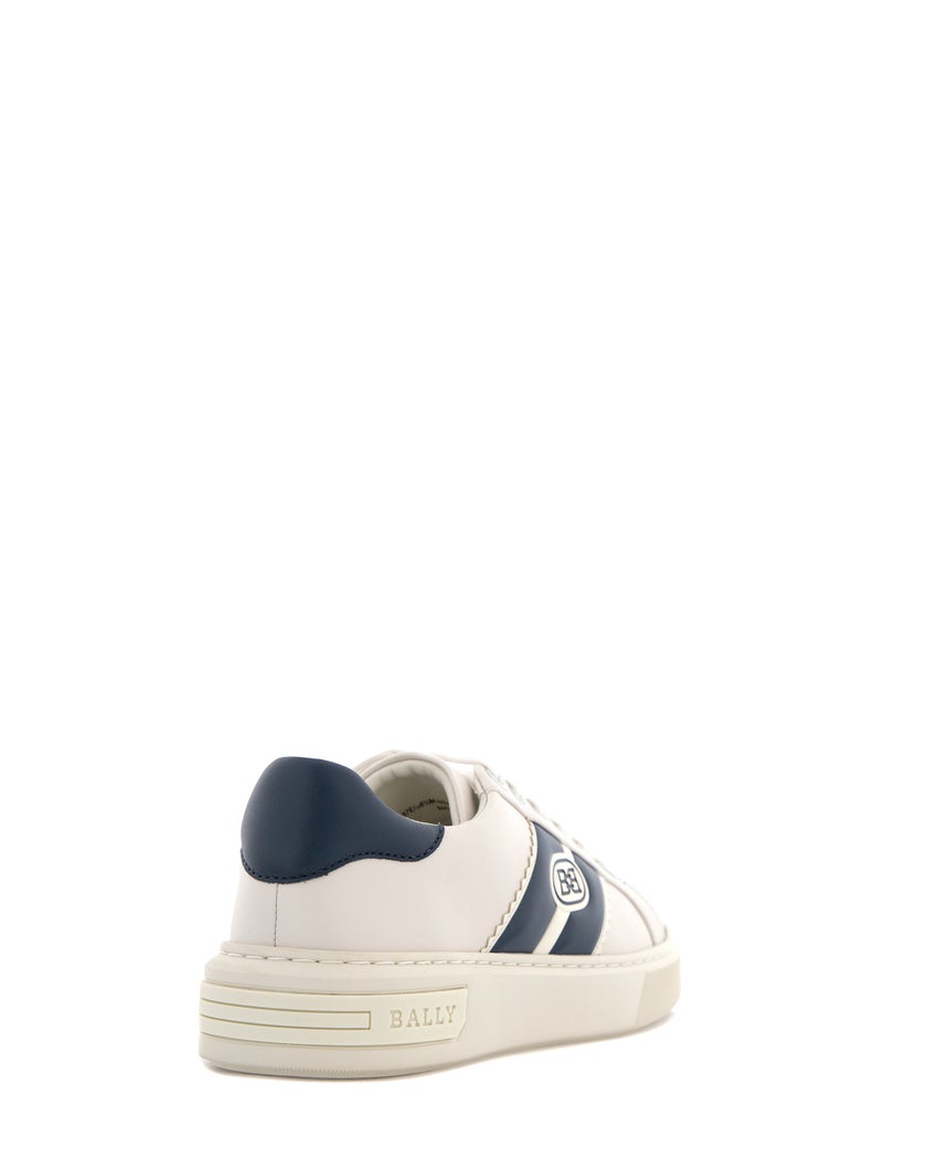 Bally Vit Sneakers