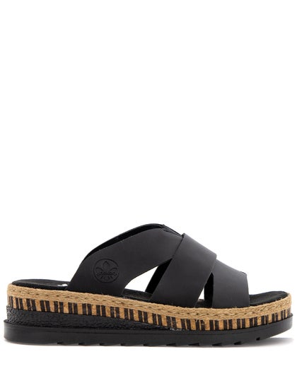 Rieker Svart Sandal
