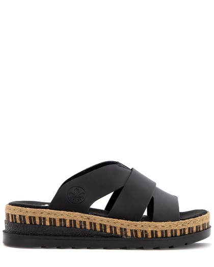 Rieker Svart Sandal
