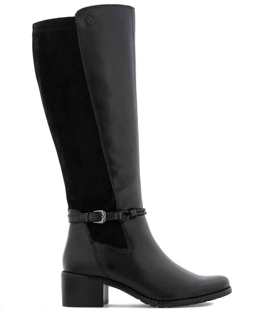 Caprice Svart Stövel