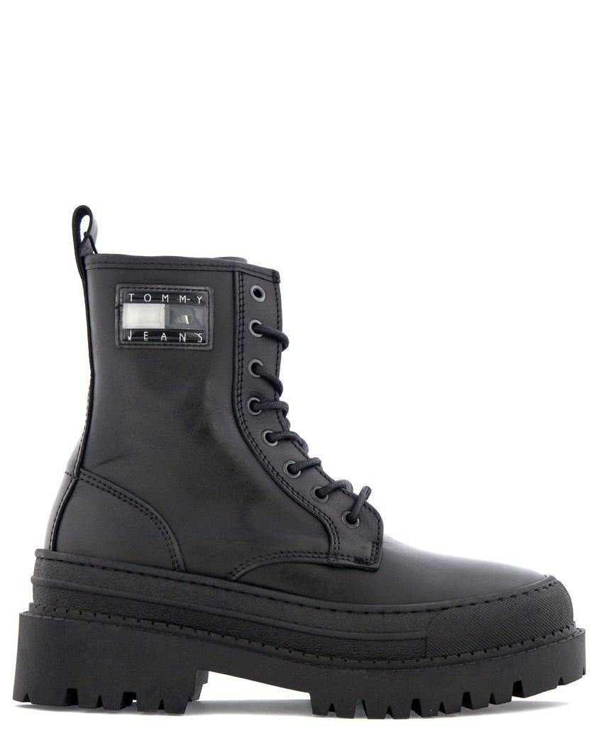 Tommy Hilfiger Svart Känga