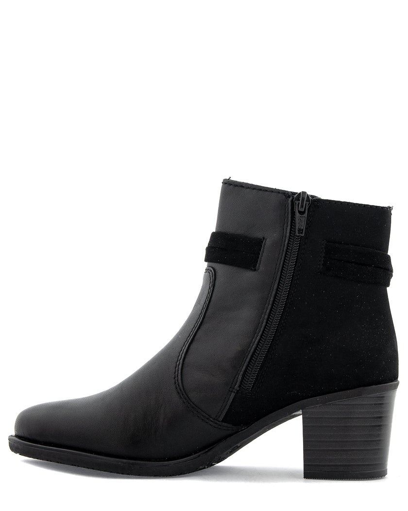 Rieker Svart Stövlett