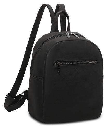 Duffy Svart Ryggsäck