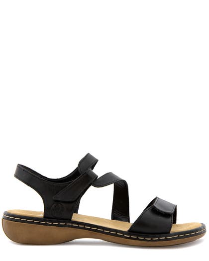 Rieker Svart Sandal