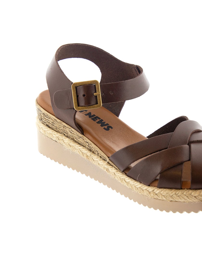 Foot News Brun Sandalett