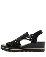 Rieker Svart Sandalett