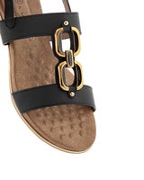 Lunar Svart Sandal