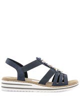 Rieker Blå Sandalett