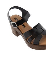 Foot News Svart Sandalett