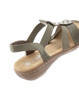 Rieker Grön Sandal