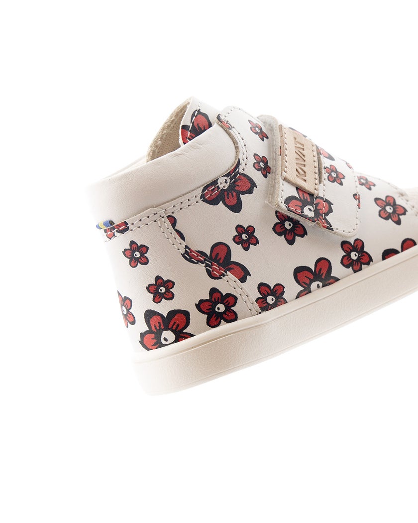 Kavat Vit Lära-Gå sko