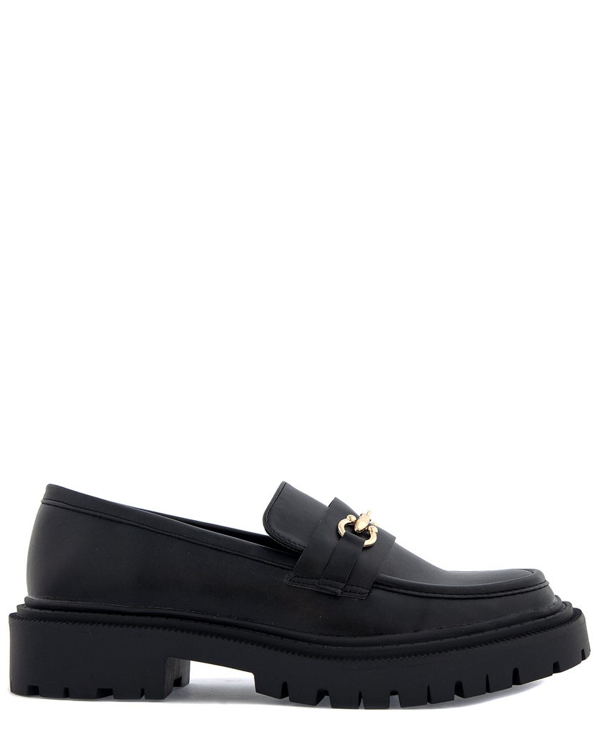 Donna Girl Svart Loafers