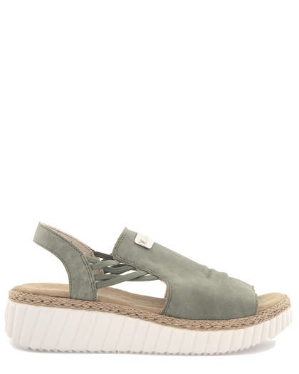 Rieker Grön Sandal