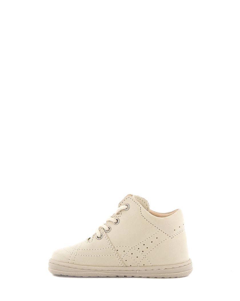 Kavat Vit Lära-Gå Sko