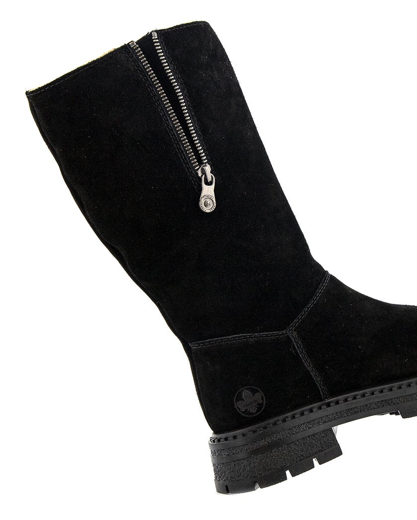 Rieker Svart Stövel