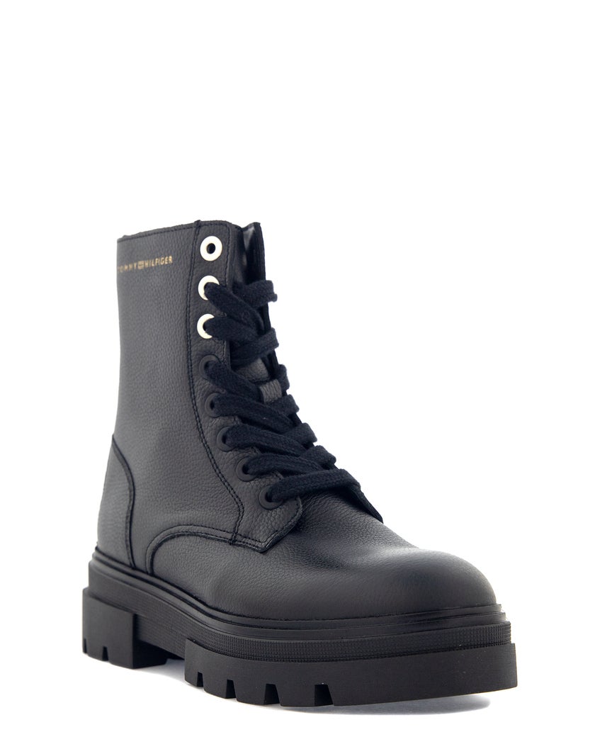 Tommy Hilfiger Svart Känga