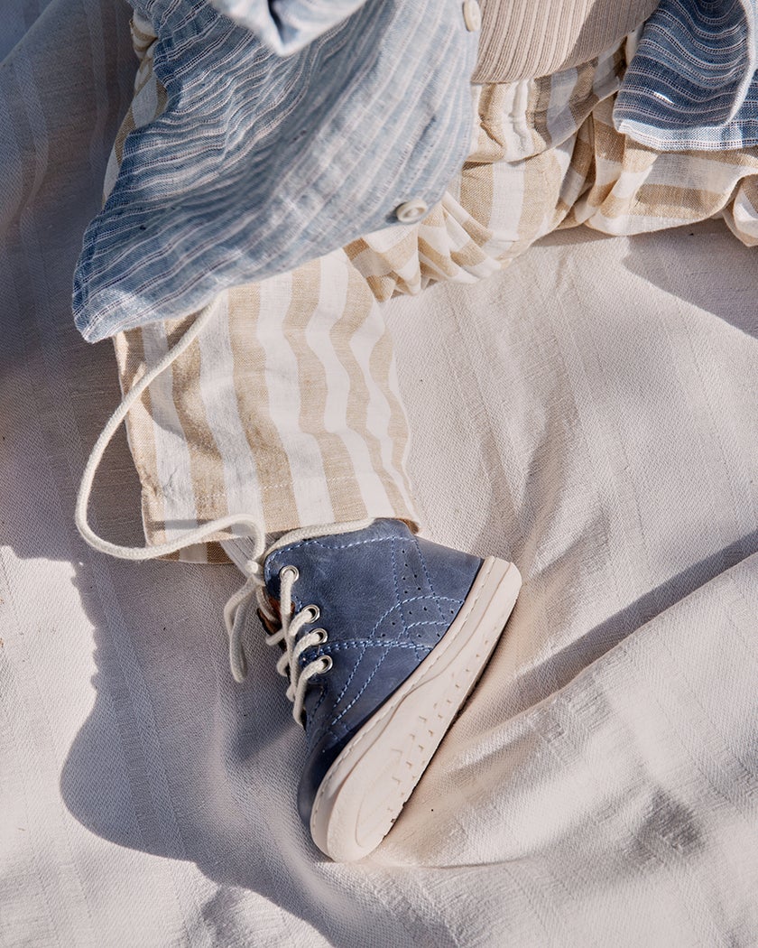 Kavat Blå Lära-Gå Sko