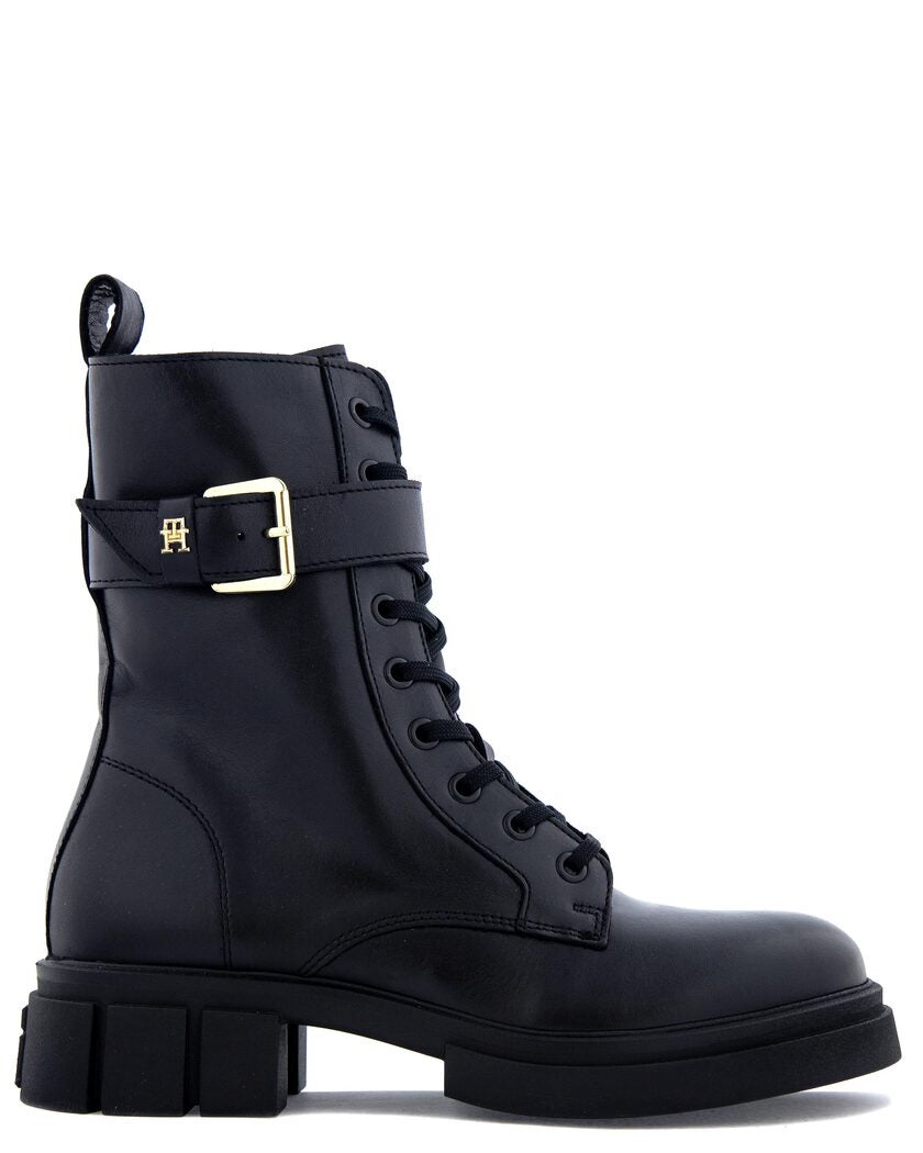 Tommy Hilfiger Svart Känga