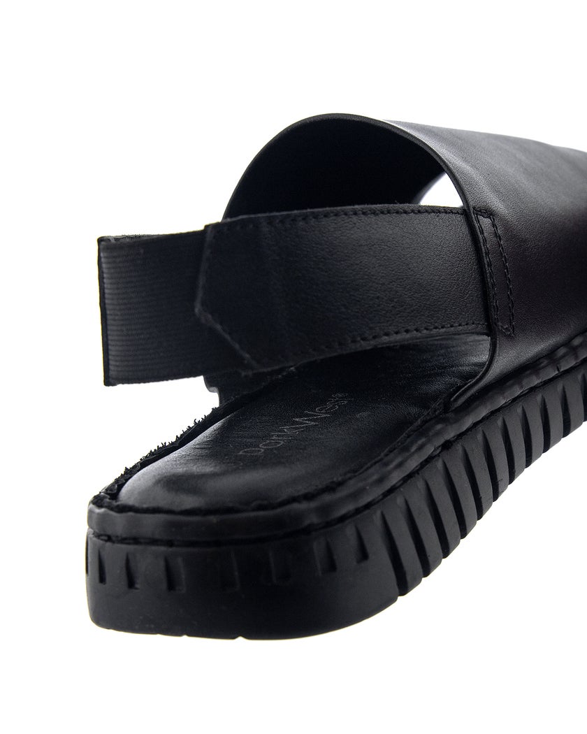 Park West Svart Sandal