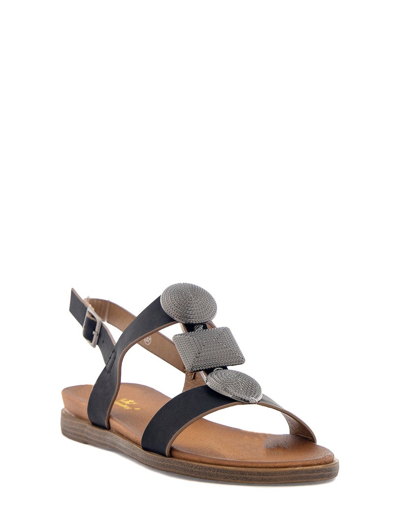 Emelie Strandberg Svart Sandal