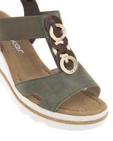 Rieker Grön Sandalett